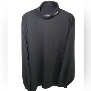 Men’s Mecca VTG black large turtleneck size L, 100% cotton